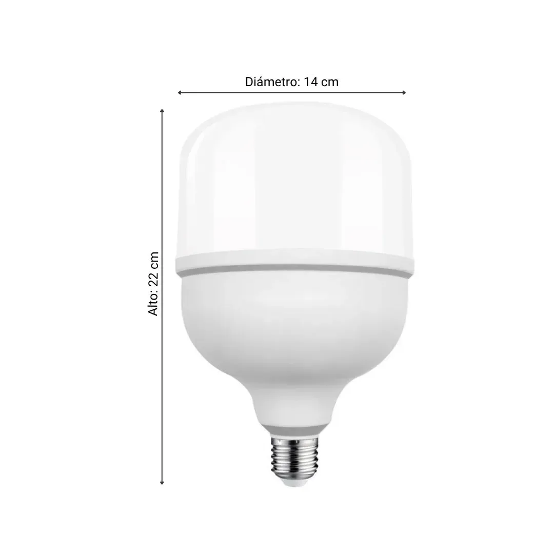 FOCO HIGH POWER LED E27 48W LUZ FRIA ORANGE2