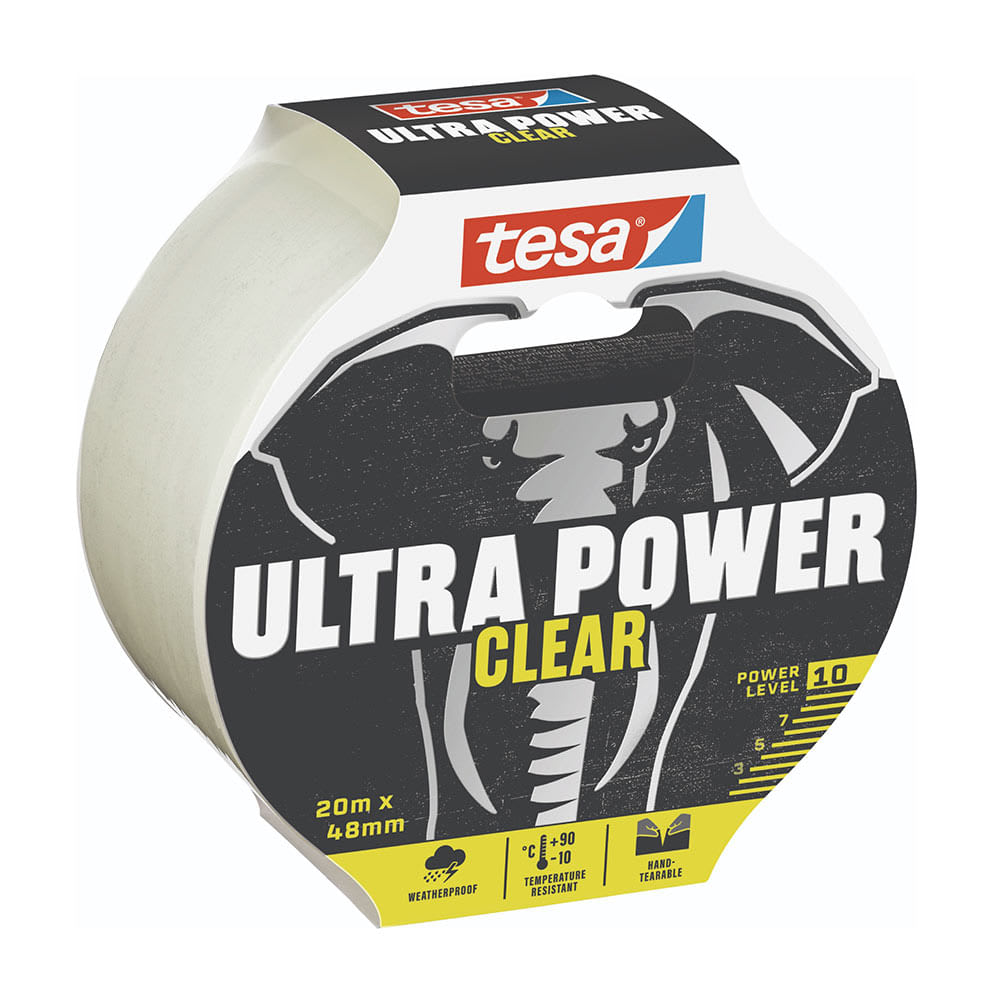 CINTA MULTIUSOS ULTRAPOWER CLEAR 20MX50MM TESA