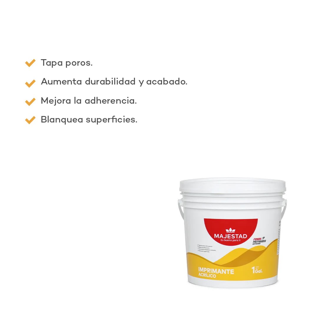 IMPRIMANTE ACRILICO LATEX 1GAL. MAJESTAD3