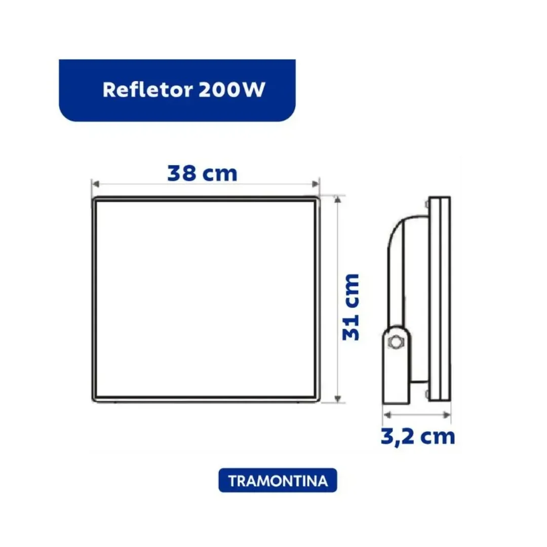 REFLETOR LED 200W 6500K TRAMONTINA2