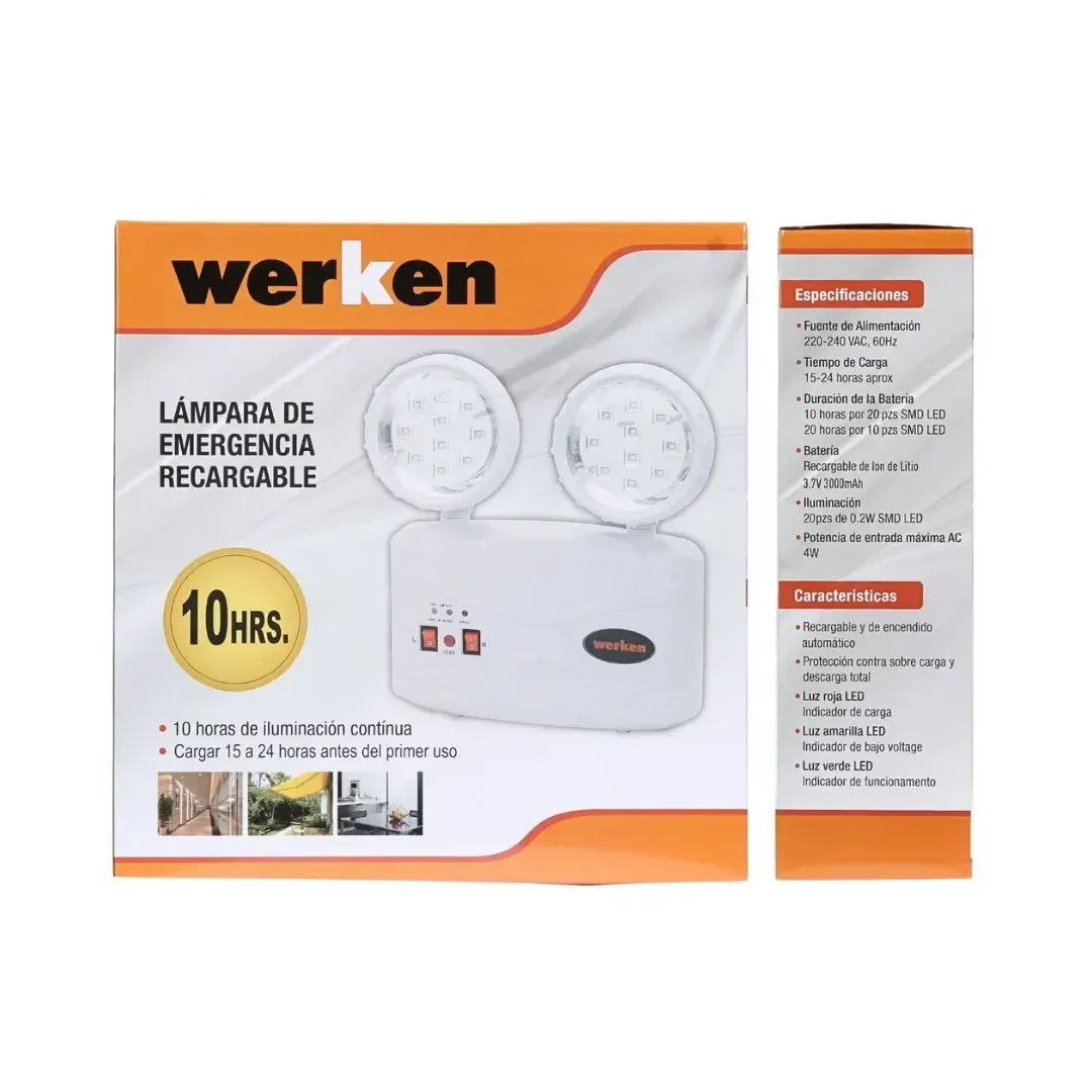 LAMPARA DE EMERGENCIA CK-7120 WERKEN7