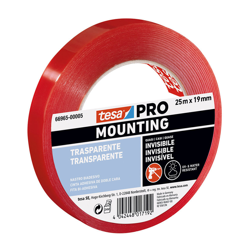 CINTA DOBLE CONTACTO FILM PRO 25MX19MM TESA