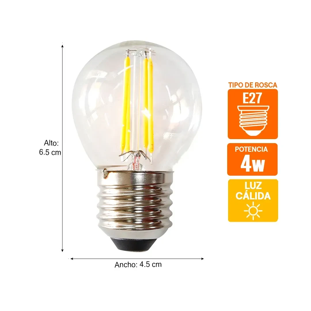 FOCO VINTAGE 4W 3000K E27 OPALUX2