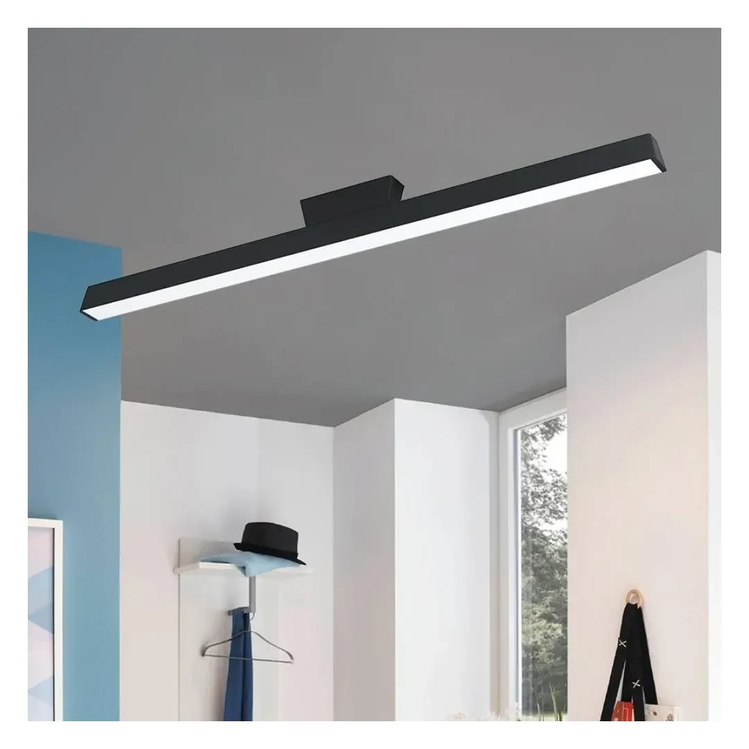 LAMPARA DE TECHO SIMOLARIS-Z 35W ALUMINIO/ACERO NEGRO 1 LUZ EGLO2