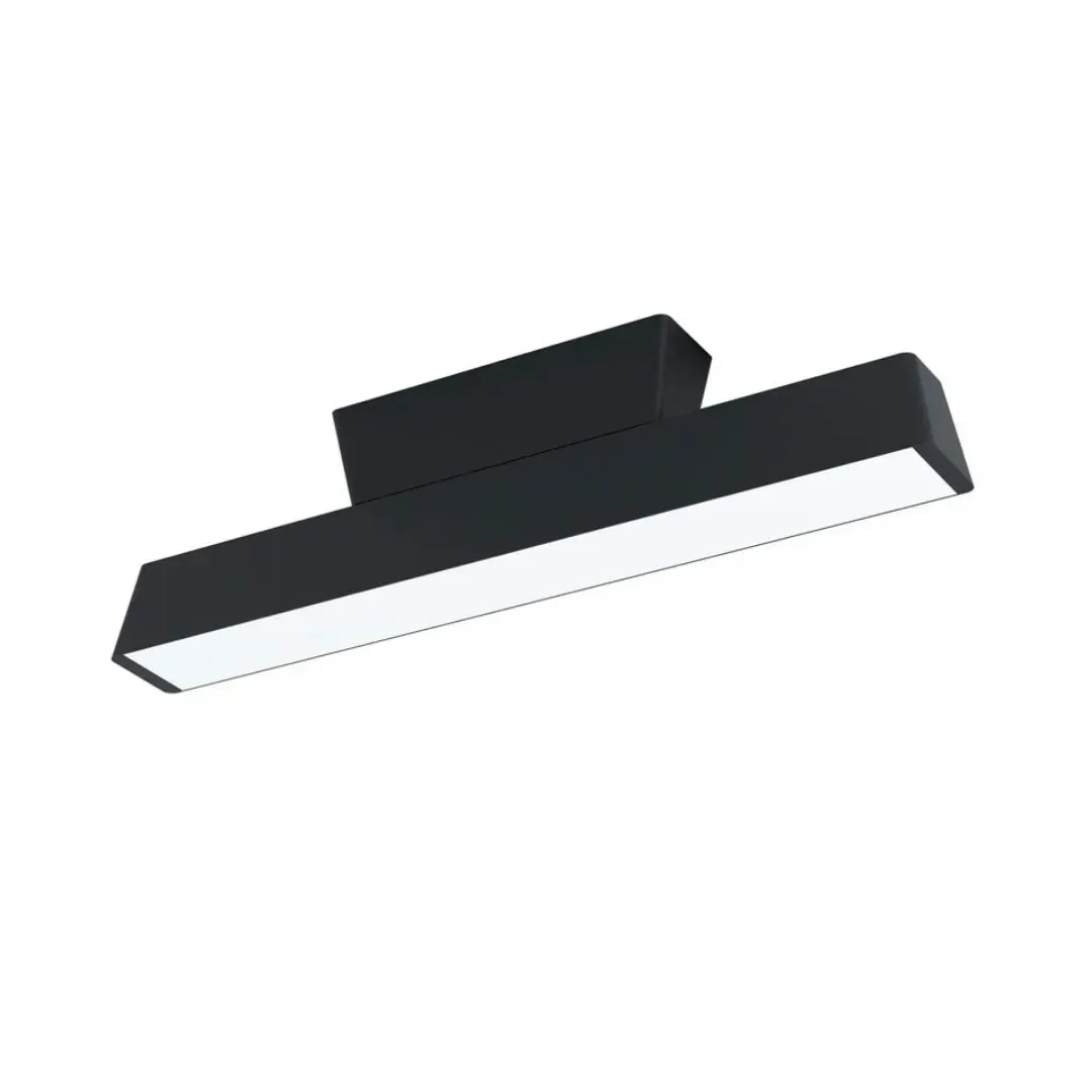 LAMPARA DE TECHO SIMOLARIS-Z 16W ALUMINIO/ACERO NEGRO 1 LUZ EGLO