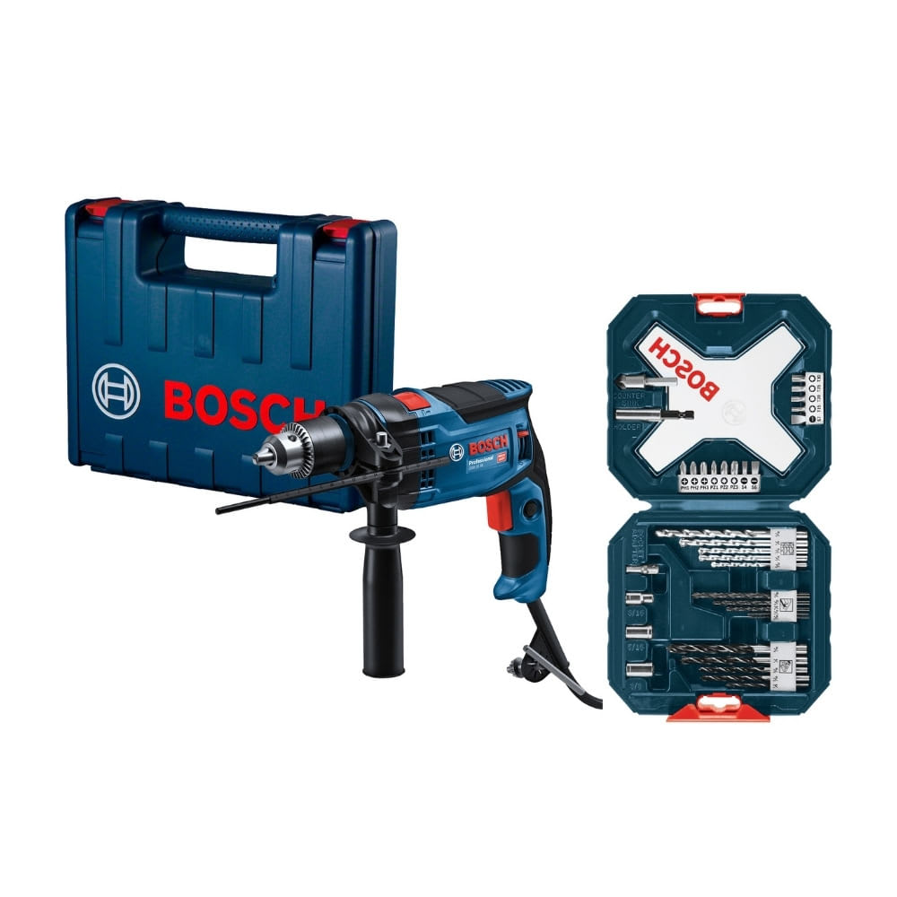 TALADRO PERCUTOR 850W GSB 16RE + SET X-LINE 34 BOSCH1