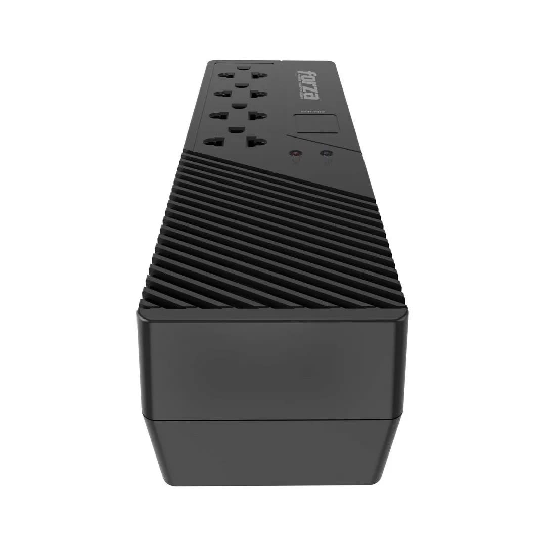 ESTABILIZADOR FVR1012 500W NEGRO CON REGULADOR AUTOMATICO DE VOLTAJE FORZA1