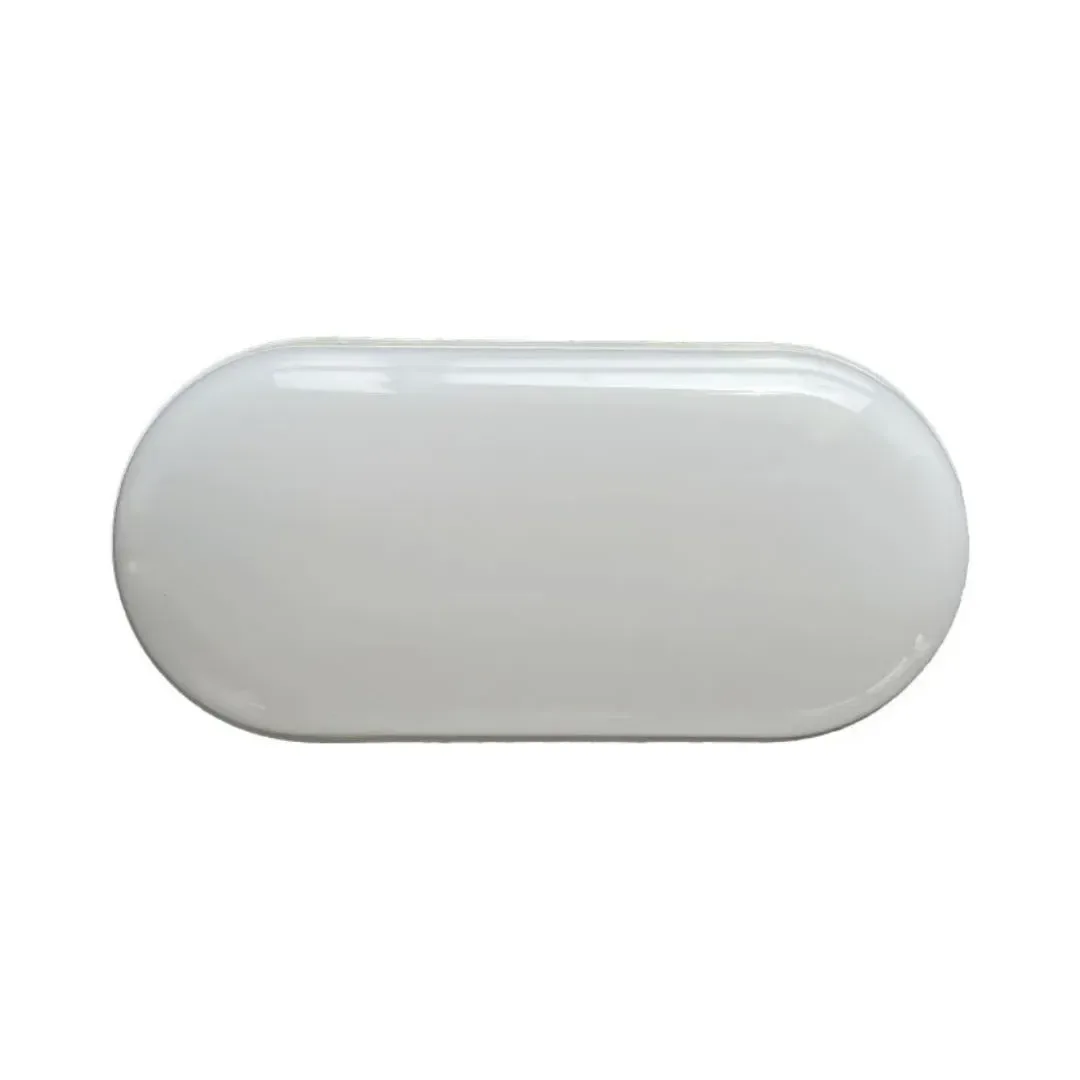 APLIQUE EXTERIOR LED OVALADO 12W LUZ CALIDA IP65 LUMINIKA