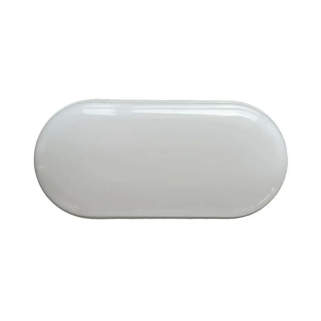 APLIQUE EXTERIOR LED OVALADO 12W LUZ FRIA IP65 LUMINIKA