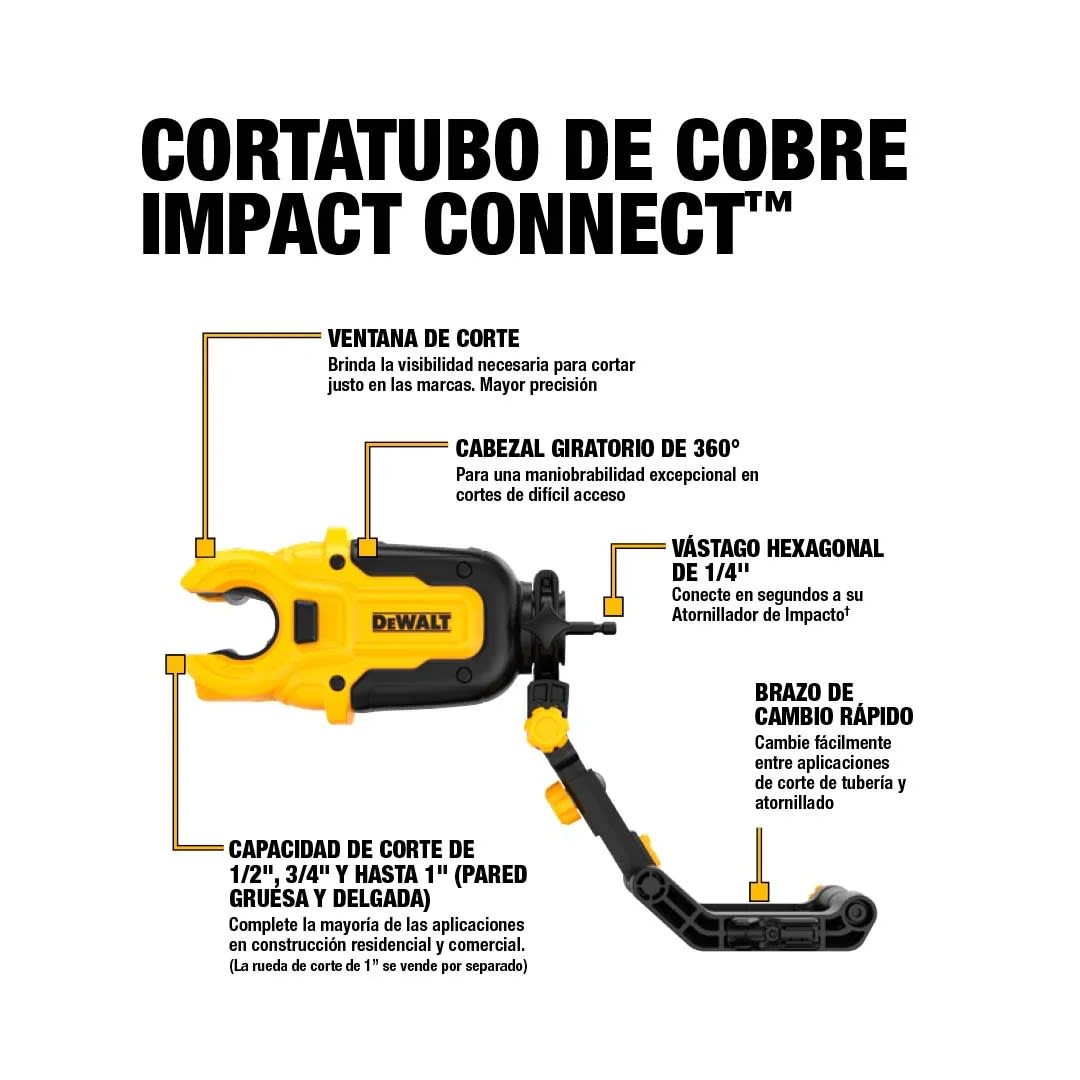 RUEDA DE CORTE PARA COBRE DE 3/4'' DEWALT7