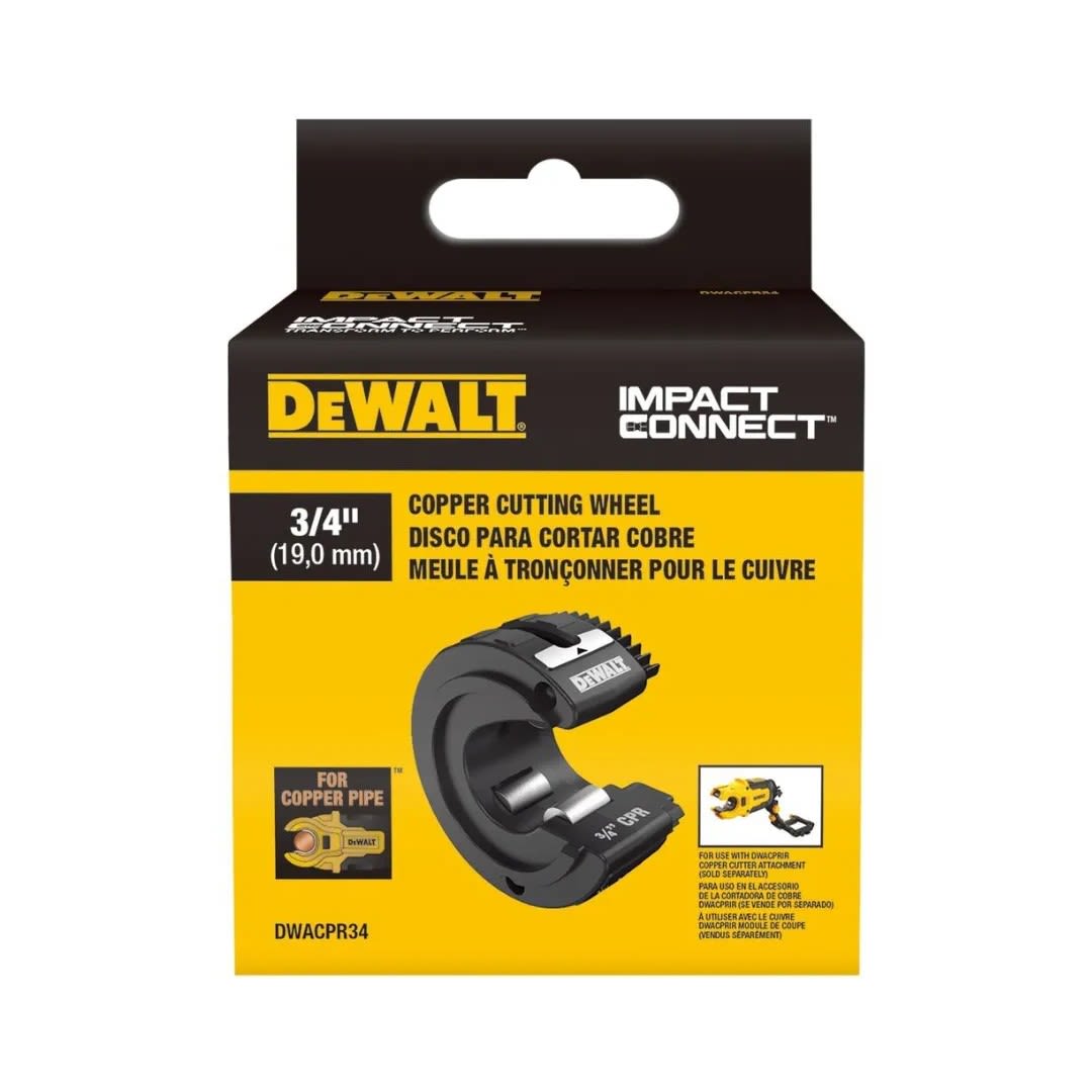 RUEDA DE CORTE PARA COBRE DE 3/4'' DEWALT8
