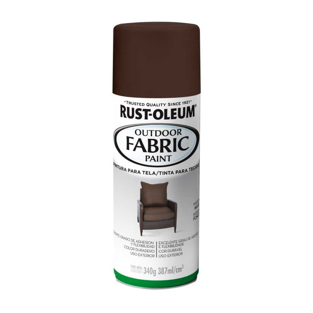 SPRAY SPECIALTY FABRIC MARRON 340GR RUST OLEUM1