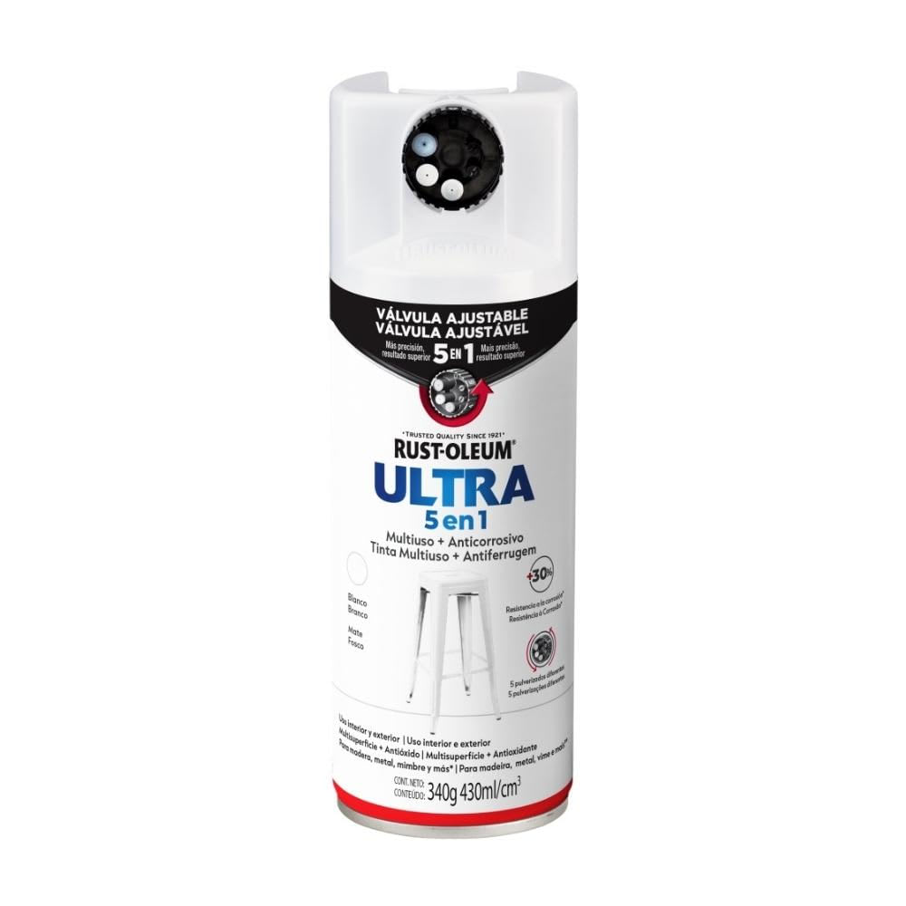 SPRAY ULTRA 5 EN 1 BLANCO MATE RUST OLEUM