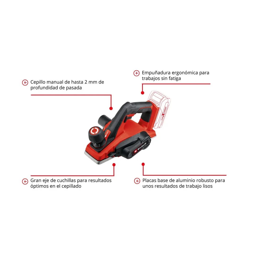 CEPILLO INALAMBRICO TE-PL 18/82 LI - SOLO EINHELL1