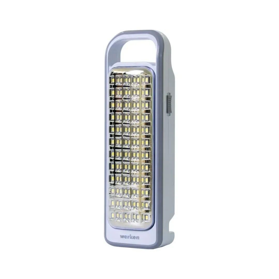 LAMPARA DE EMERGENCIA POLICARBONATO/ABS RE39 60 LEDS 5W WERKEN