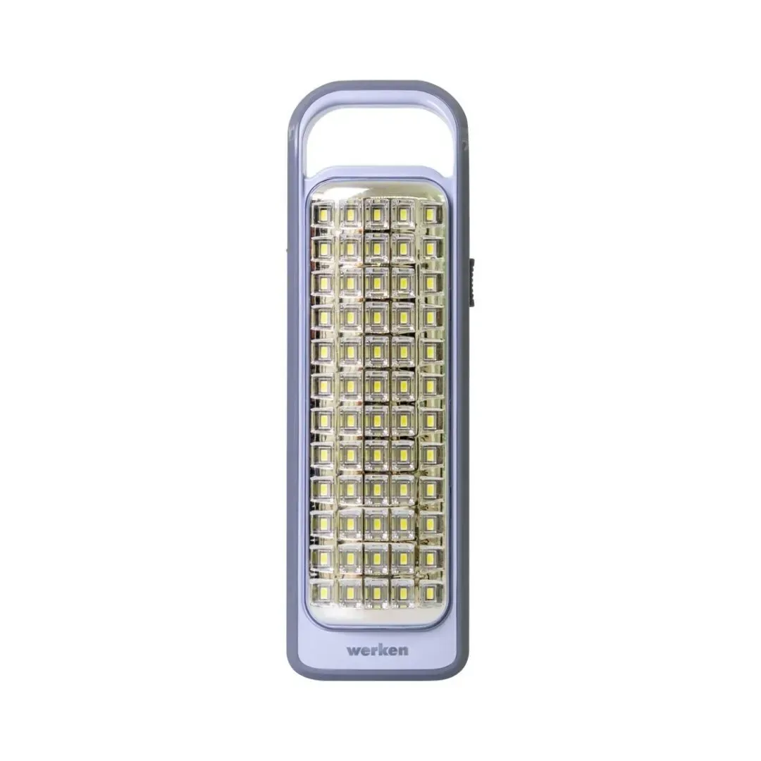 LAMPARA DE EMERGENCIA POLICARBONATO/ABS RE39 60 LEDS 5W WERKEN6