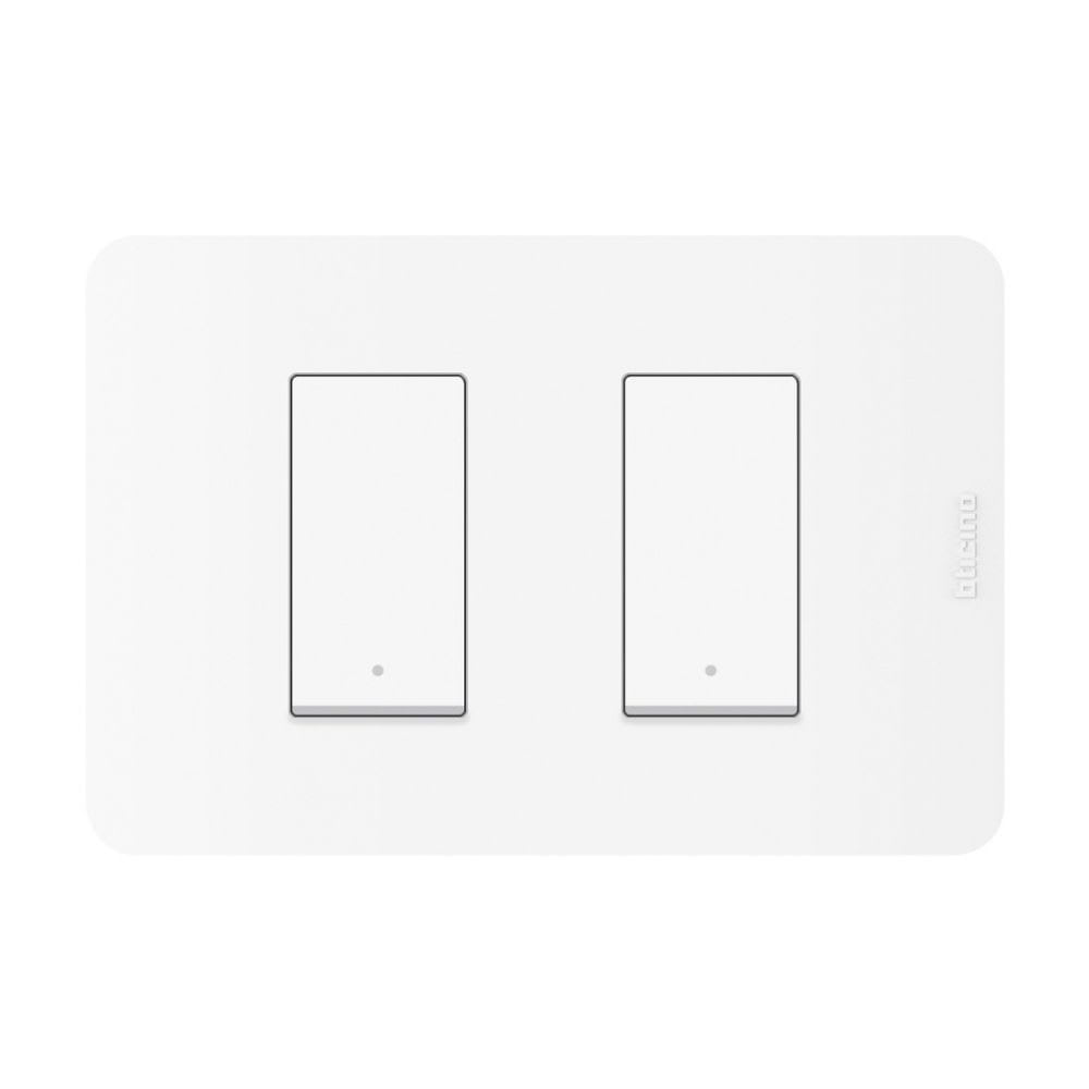 CONMUTADOR DOBLE BLANCO MATIX GO BTICINO1