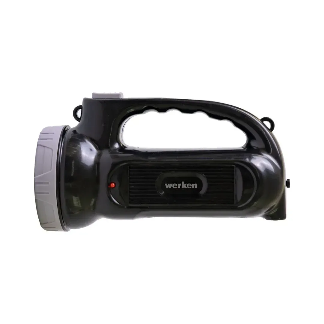 LAMPARA RECARGABLE RS13 POLICARBONATO/ABS NEGRO WERKEN4