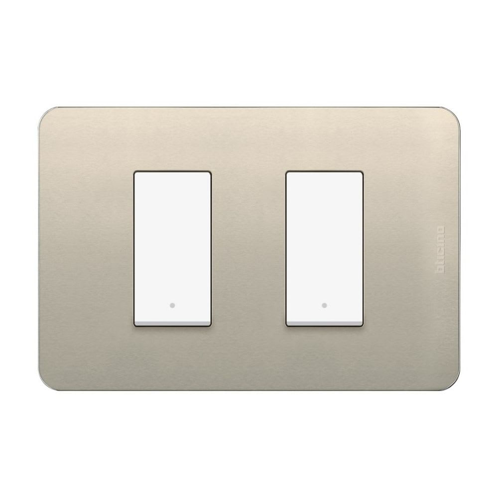 INTERRUPTOR DOBLE PERLA MATIX GO BTICINO