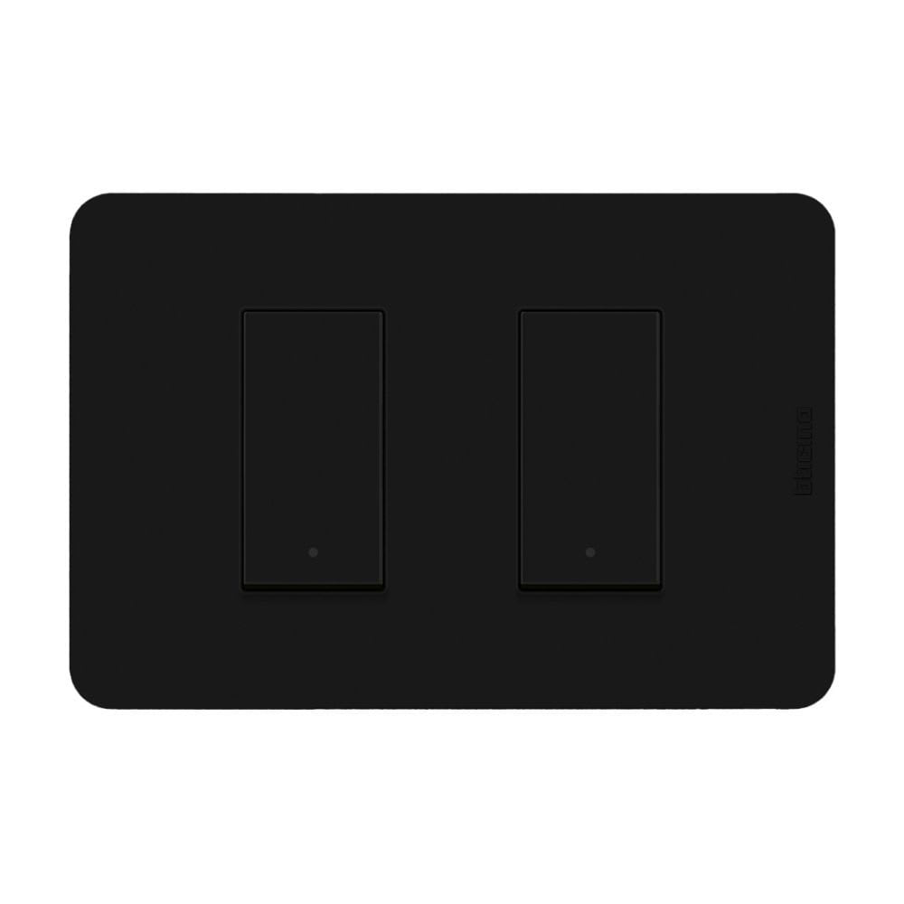 CONMUTADOR DOBLE NEGRO MATIX GO BTICINO1