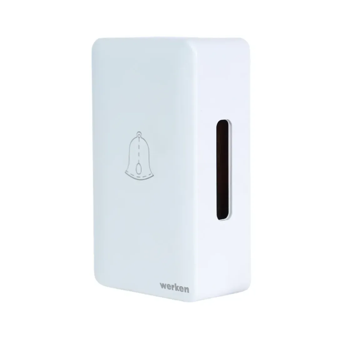 TIMBRE DING DONG 120D INALAMBRICO ABS 12CM WERKEN2