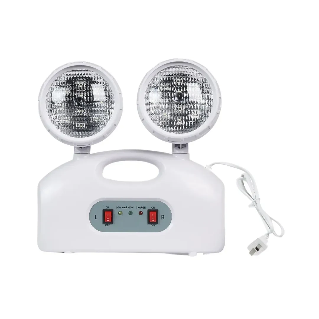 LAMPARA DE EMERGENCIA RECARGABLE 2 LUCES LED 4W MODELO CK7102 WERKEN3