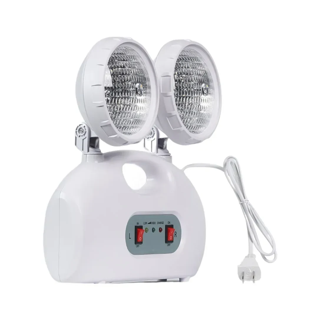 LAMPARA DE EMERGENCIA RECARGABLE 2 LUCES LED 4W MODELO CK7102 WERKEN5