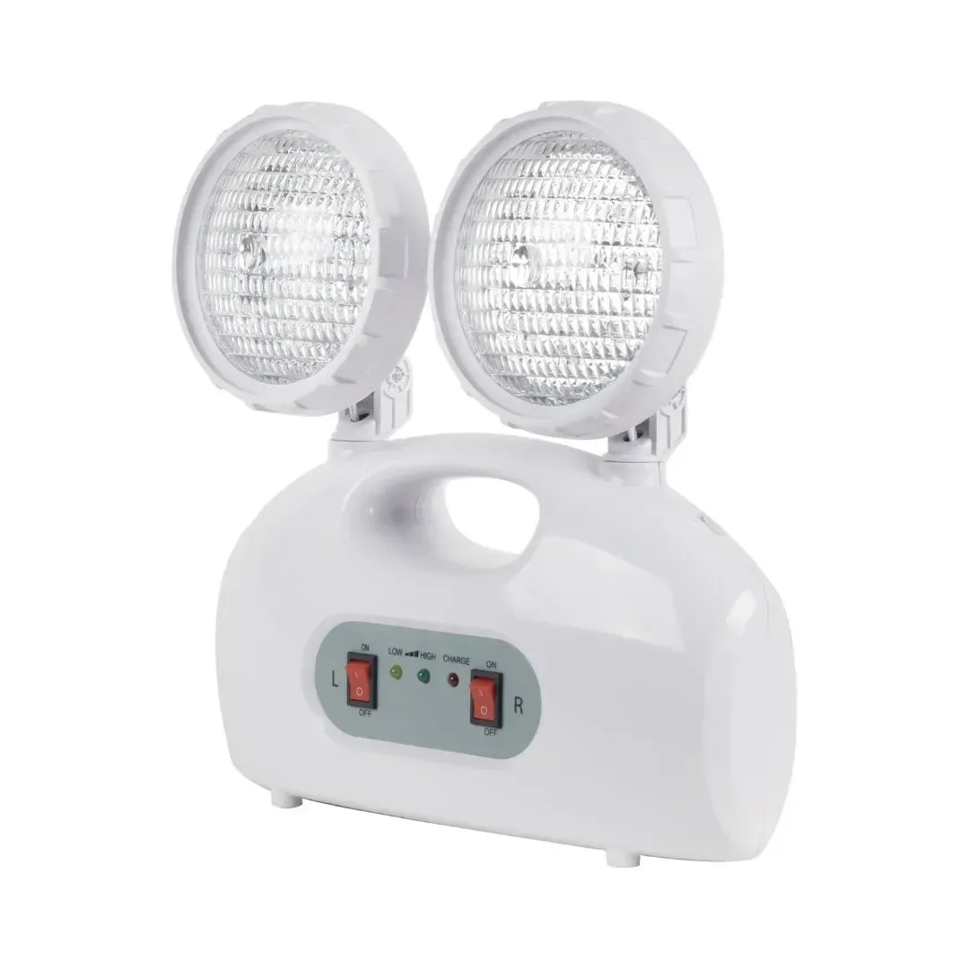 LAMPARA DE EMERGENCIA RECARGABLE 2 LUCES LED 4W MODELO CK7102 WERKEN8