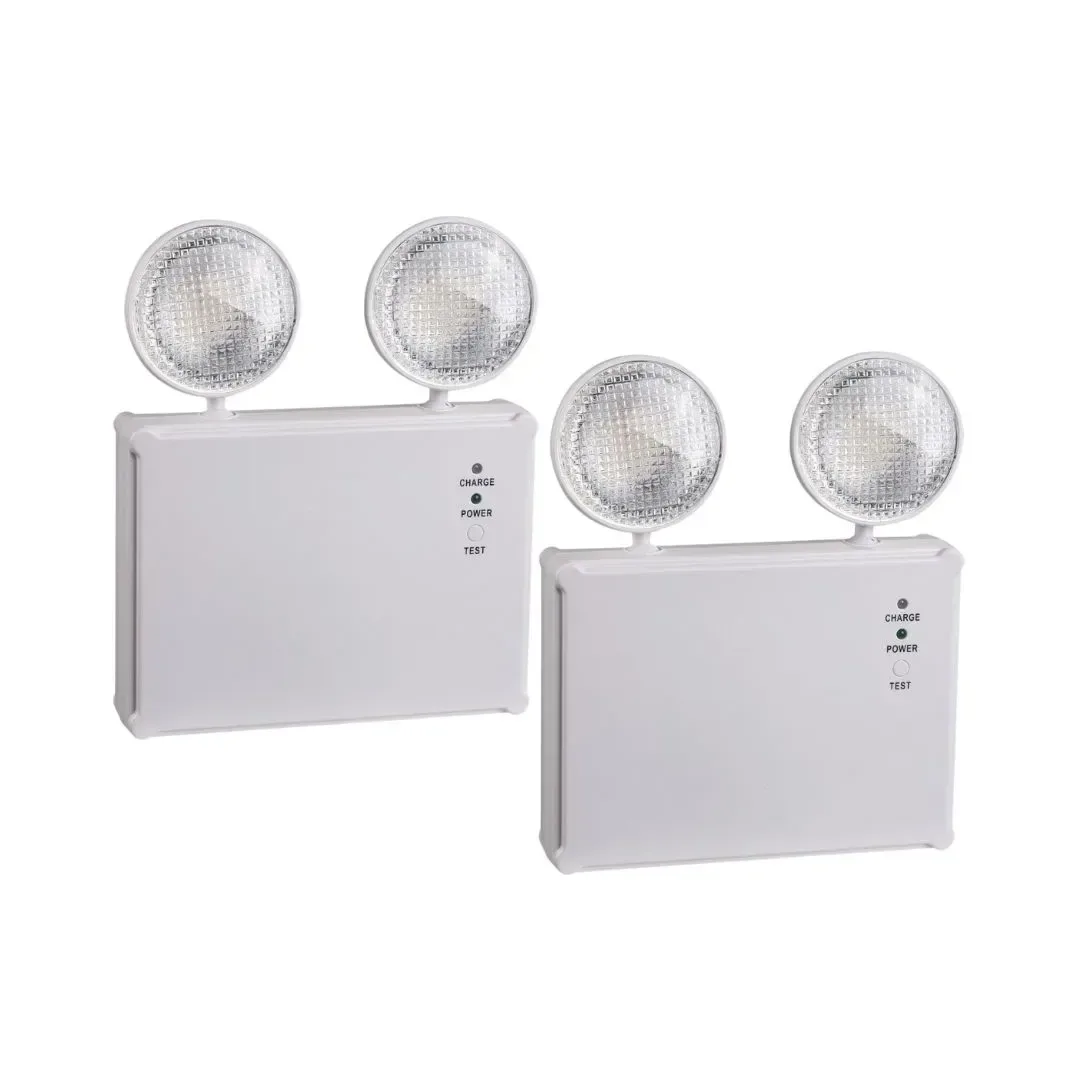 LAMPARA DE EMERGENCIA DE 2 LUCES 2.4W – PACK X 2 UNIDADES WERKEN1
