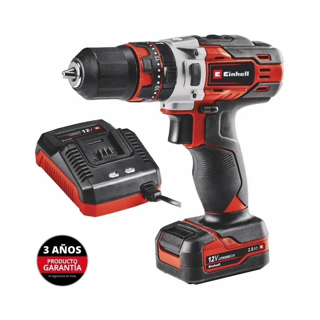 TALADRO PERCUTOR TE-CD 12/1 LI-I 1X2 0 AH EINHELL