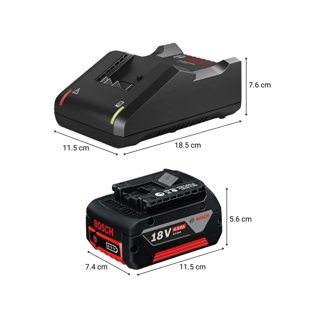 BATERIA GBA 18V 4.0 AH + CARGADOR GAL 18V-40 BOSCH9