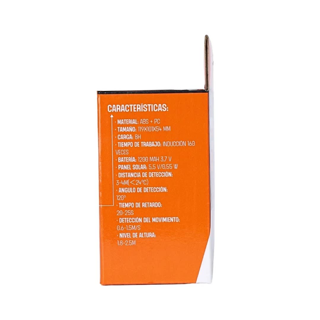 LUZ LED SOLAR CON SENSOR PIR 145 LUMENES WERKEN4