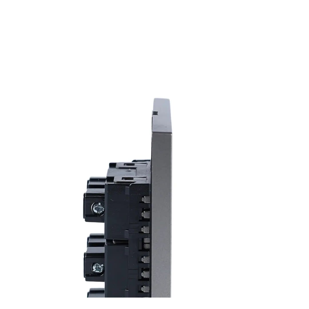PLACA ARMADA TOMACORRIENTE TRIPLE UNIVERSAL MATTE TERRA ORANGE4
