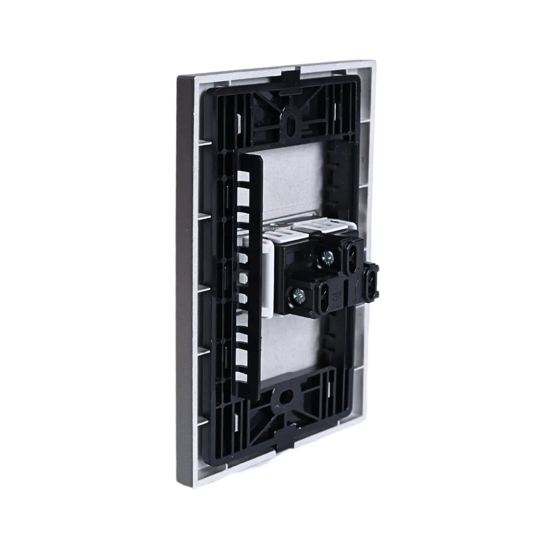 PLACA ARMADA CONMUTADOR SIMPLE MATTE TERRA ORANGE1