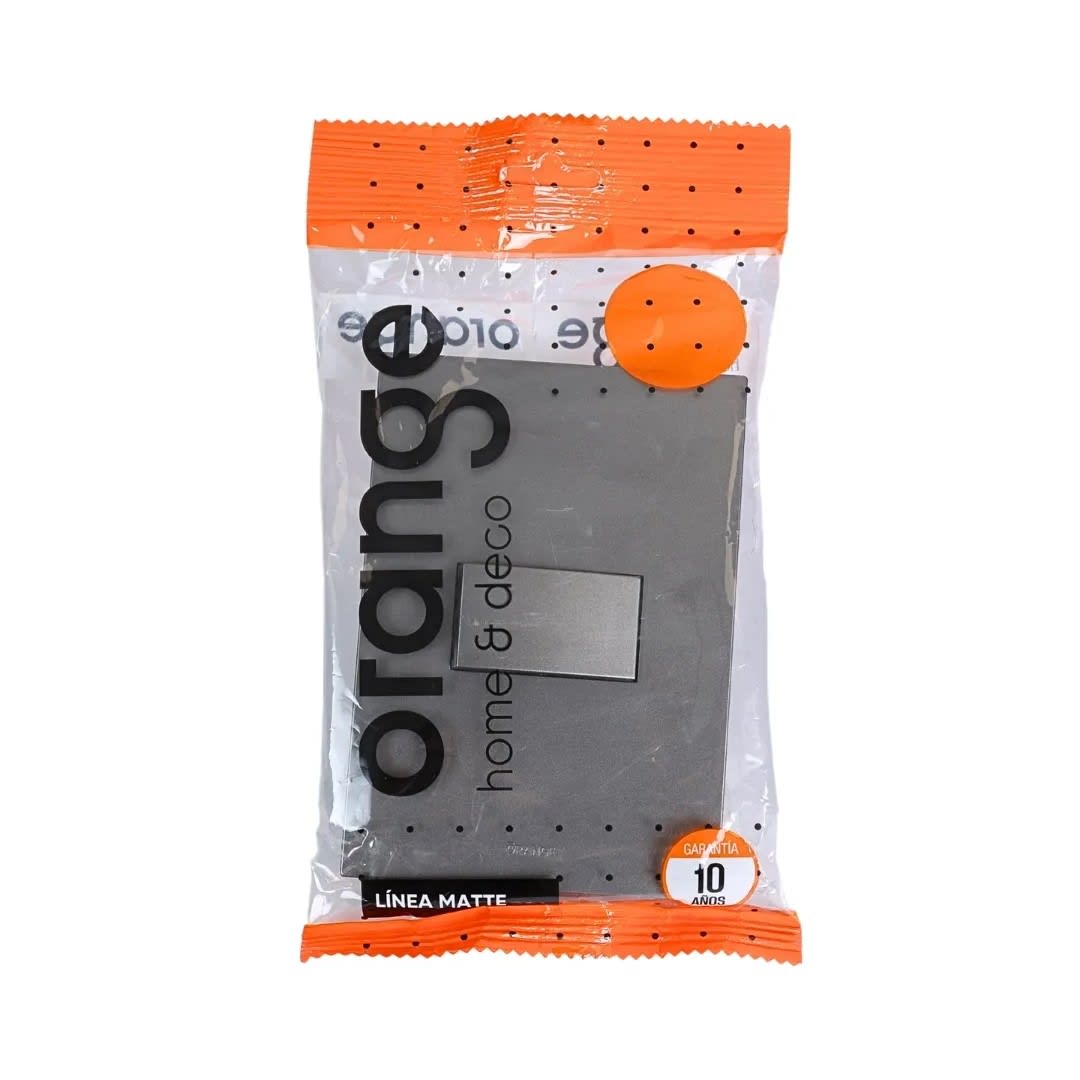 PLACA ARMADA CONMUTADOR SIMPLE MATTE TERRA ORANGE4