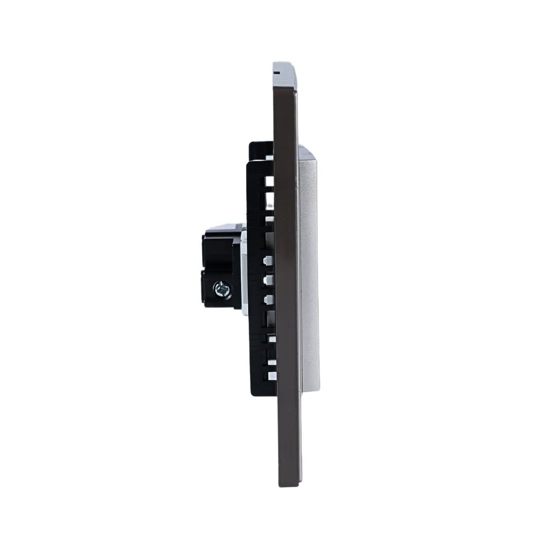 PLACA ARMADA INTERRUPTOR SIMPLE ACERO INOXIDABLE ORANGE1