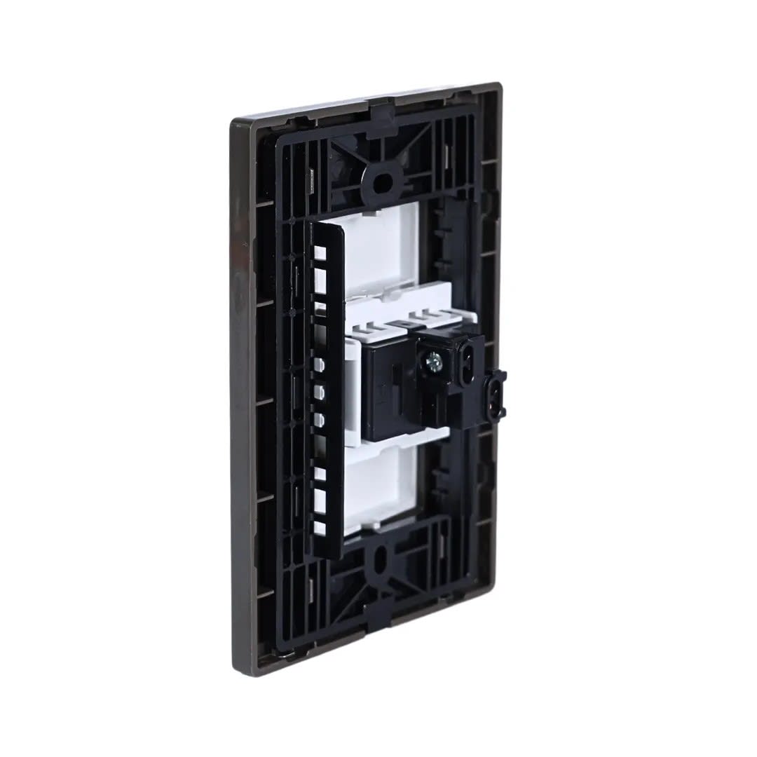 PLACA ARMADA INTERRUPTOR SIMPLE ACERO INOXIDABLE ORANGE4