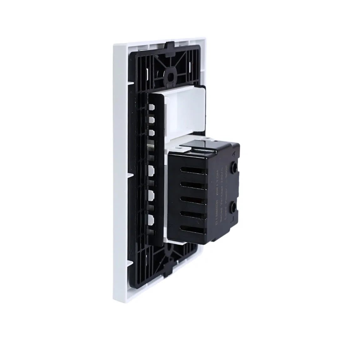 PLACA ARMADA INTERRUPTOR DIMMER MATTE BLANCO ORANGE3