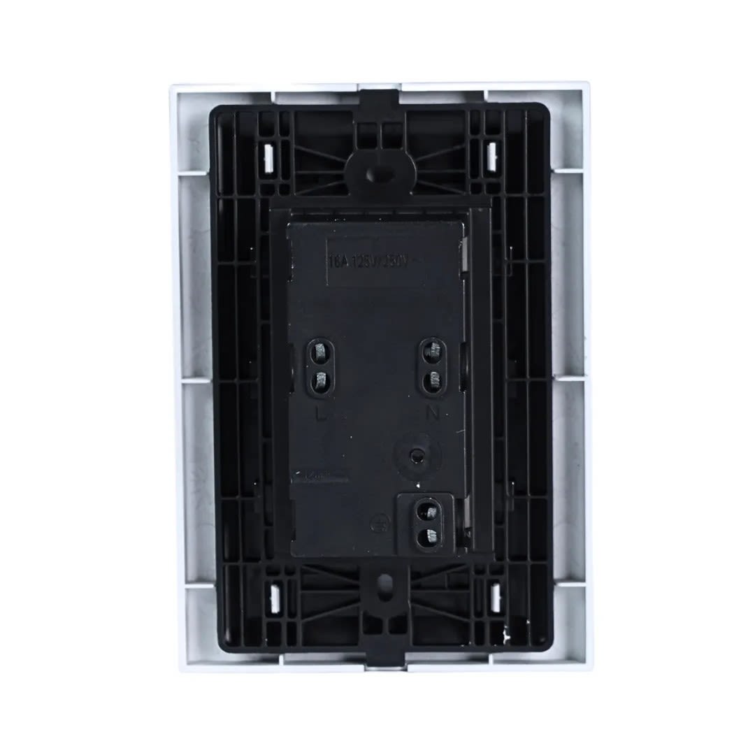 PLACA ARMADA TOMACORRIENTE DOBLE UNIVERSAL MATTE LT TERRA ORANGE2