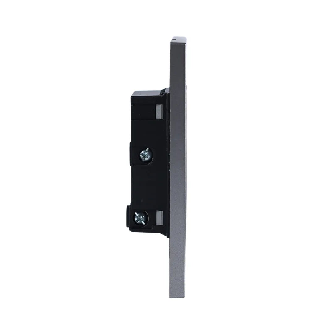 PLACA ARMADA TOMACORRIENTE DOBLE UNIVERSAL MATTE LT TERRA ORANGE4