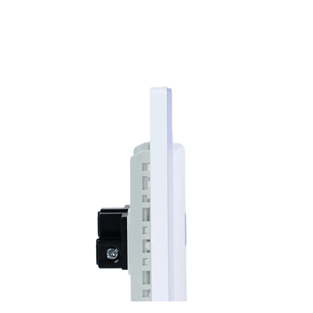 PLACA ARMADA CONMUTADOR SIMPLE VITRO BLANCO ORANGE6