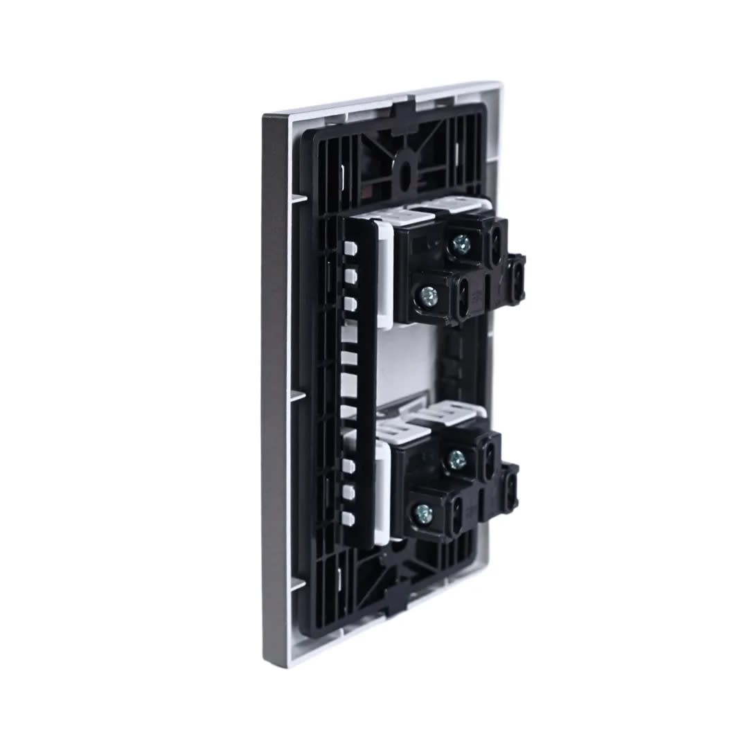 PLACA ARMADA CONMUTADOR DOBLE MATTE TERRA ORANGE3