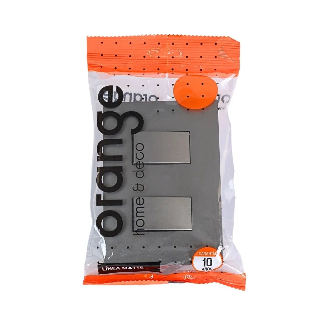 PLACA ARMADA CONMUTADOR DOBLE MATTE TERRA ORANGE4