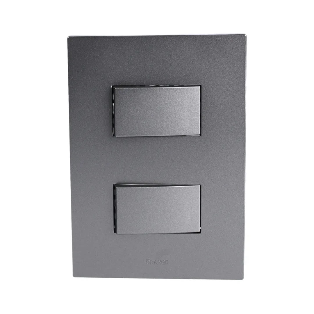 PLACA ARMADA CONMUTADOR DOBLE MATTE TERRA ORANGE5