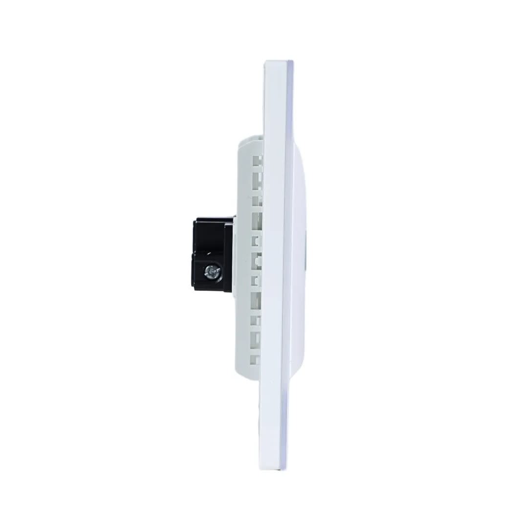PLACA ARMADA INTERRUPTOR SIMPLE VITRO BLANCO ORANGE4