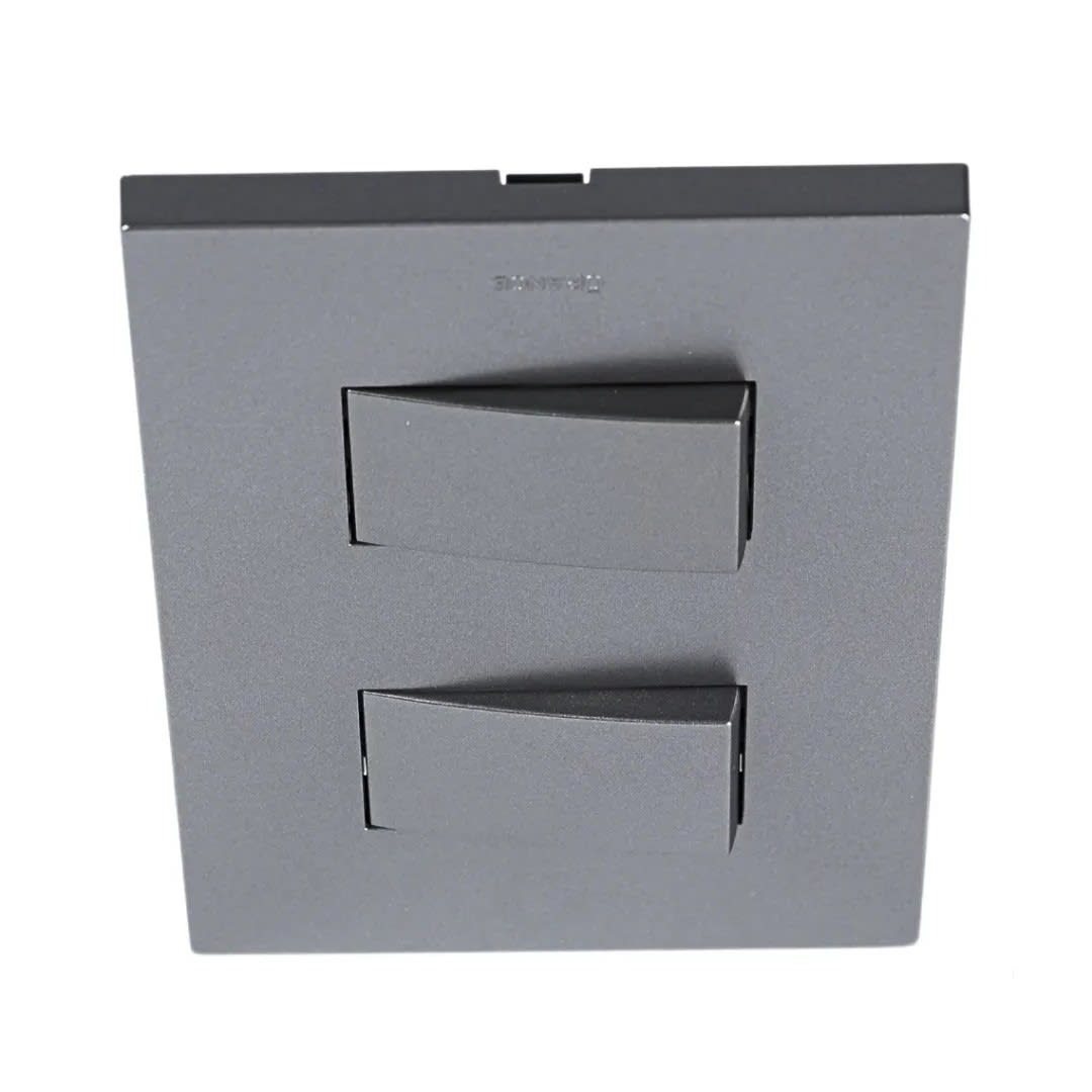 PLACA ARMADA INTERRUPTOR DOBLE MATTE TERRA ORANGE1