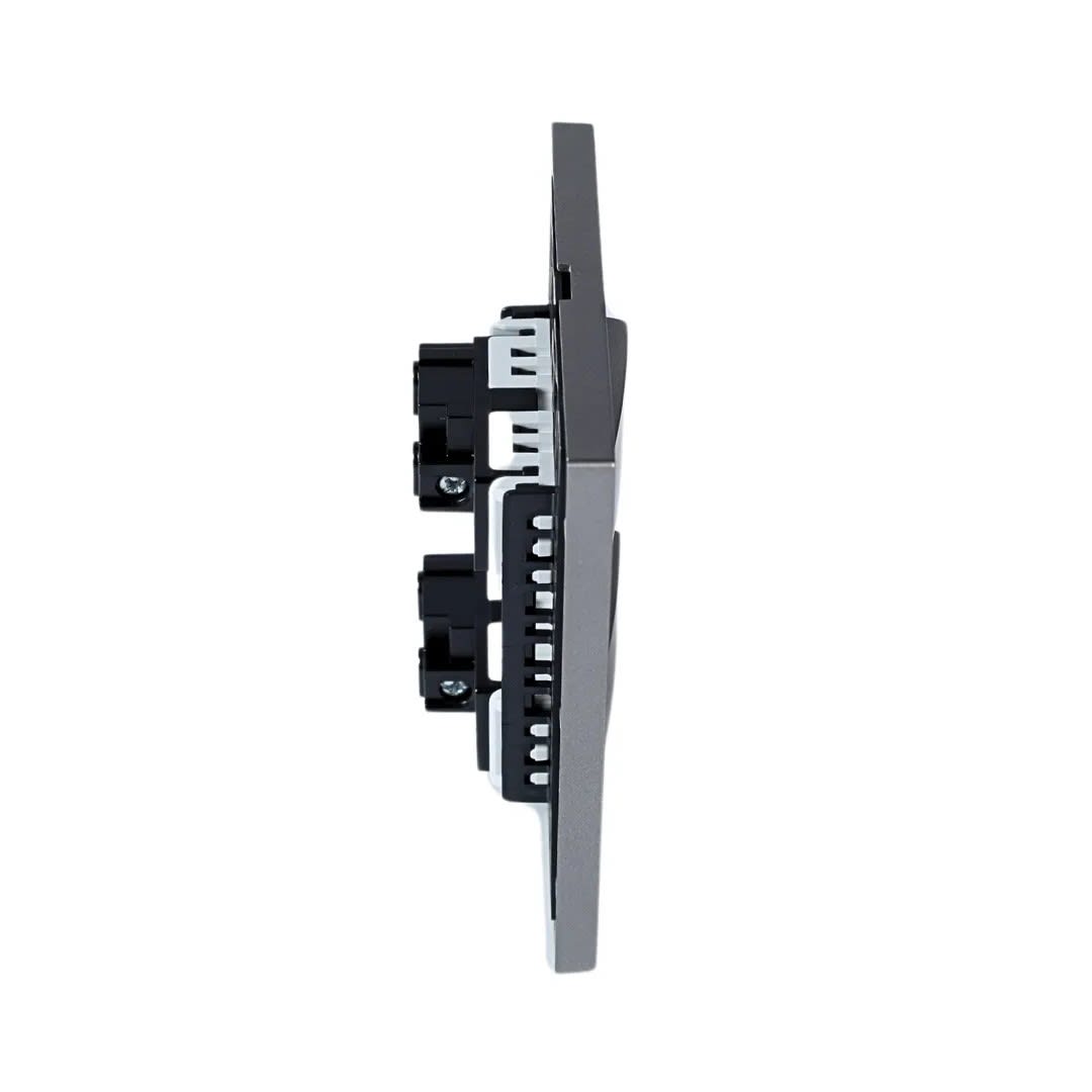 PLACA ARMADA INTERRUPTOR DOBLE MATTE TERRA ORANGE2