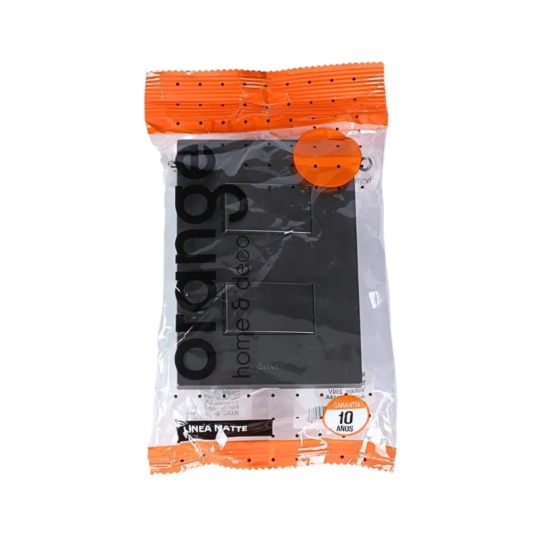 PLACA ARMADA INTERRUPTOR DOBLE MATTE TERRA ORANGE4