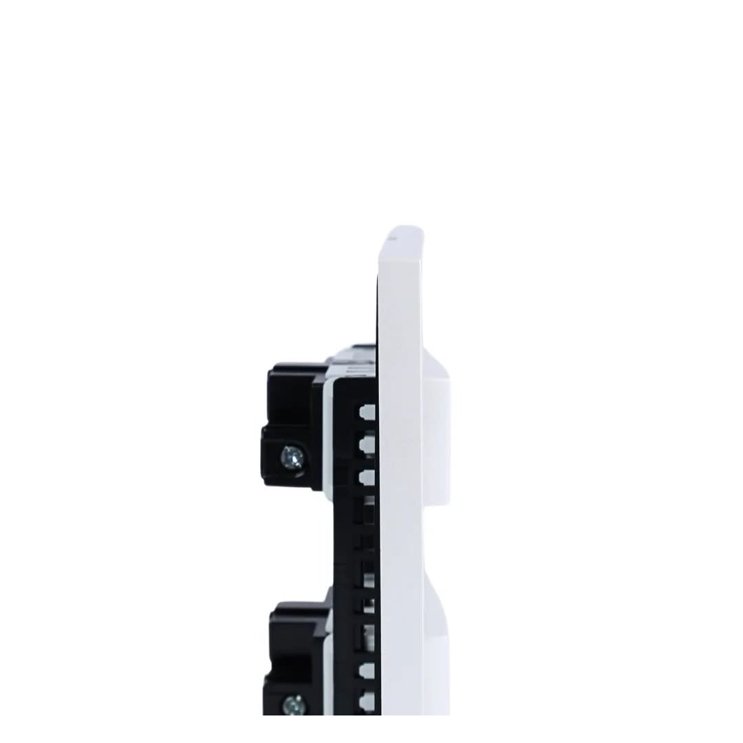 PLACA ARMADA CONMUTADOR DOBLE MATTE BLANCO ORANGE6