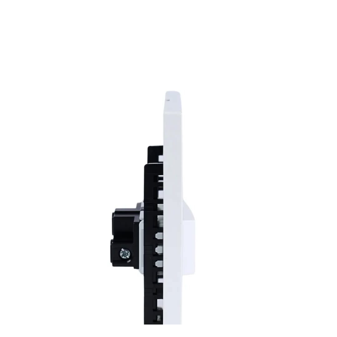 PLACA ARMADA CONMUTADOR SIMPLE MATTE BLANCO ORANGE4